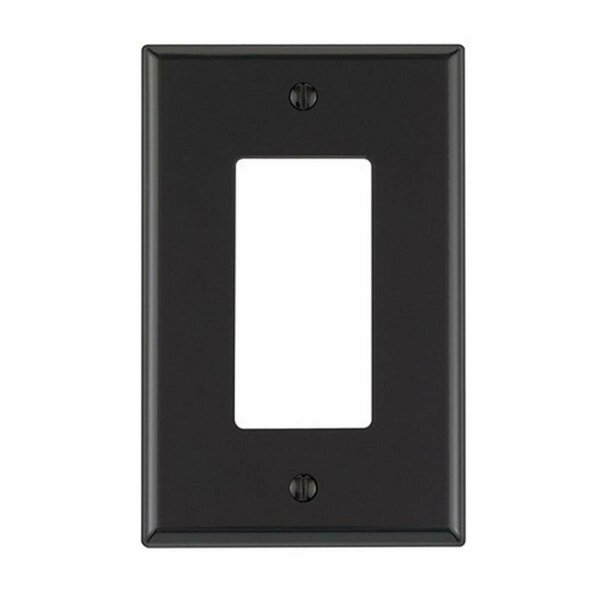 Ezgeneration 1 Gang Black Rocker GFCI Wall Plate EZ149552